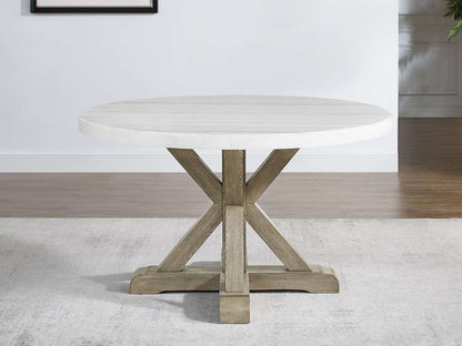 Steve Silver - Carena Round Dining Table - CA520-TB-D1PC veiw 4