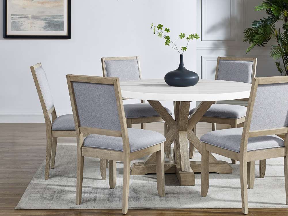 Steve Silver - Carena Side Chair - Gray - (Set of 2) - CA520SG veiw 4