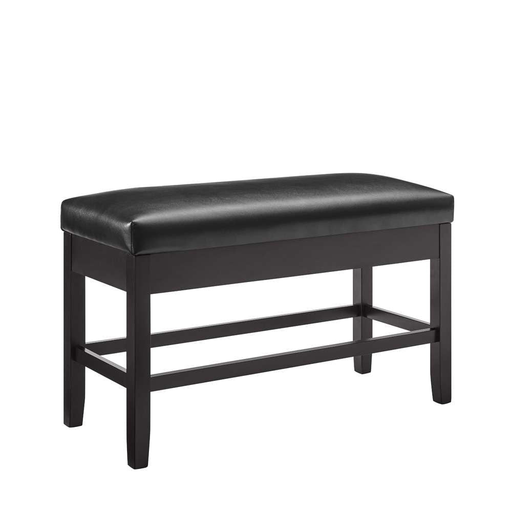 Steve Silver - Carrara Black Storage Counter Bench - CR630CCBNK veiw 1