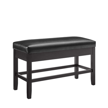 Steve Silver - Carrara Black Storage Counter Bench - CR630CCBNK veiw 1