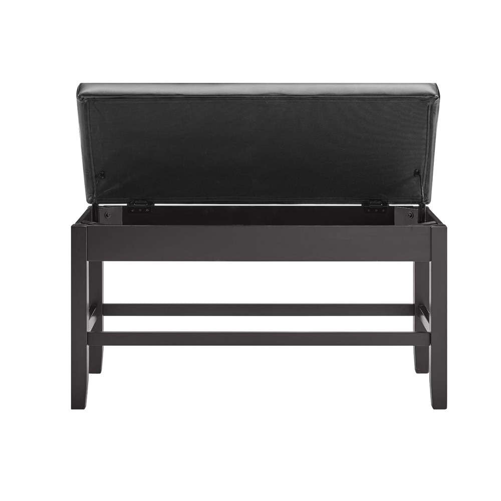 Steve Silver - Carrara Black Storage Counter Bench - CR630CCBNK veiw 3