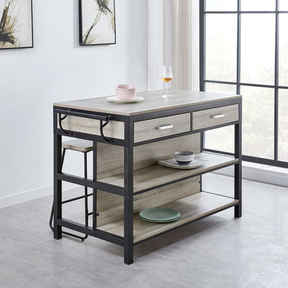 Steve Silver - Carson 3-Piece Kitchen Island Set - CR5503PC veiw 4
