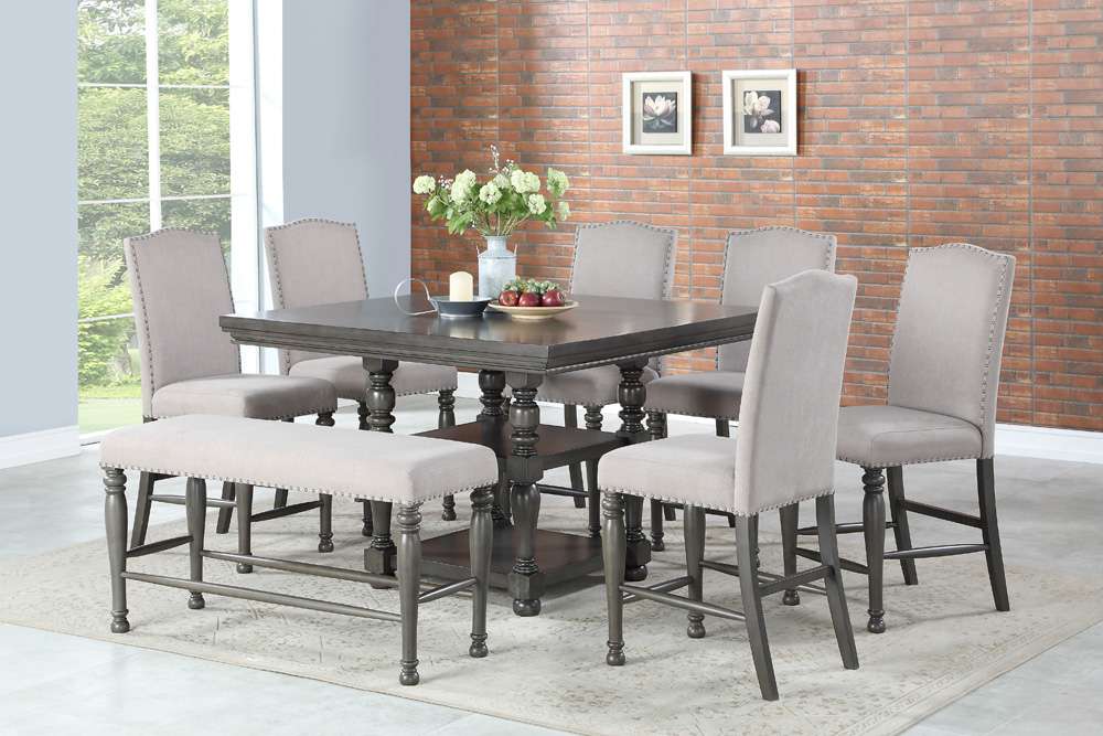Steve Silver - Caswell 5pc Counter Dining Set - CW700CC5PC veiw 6