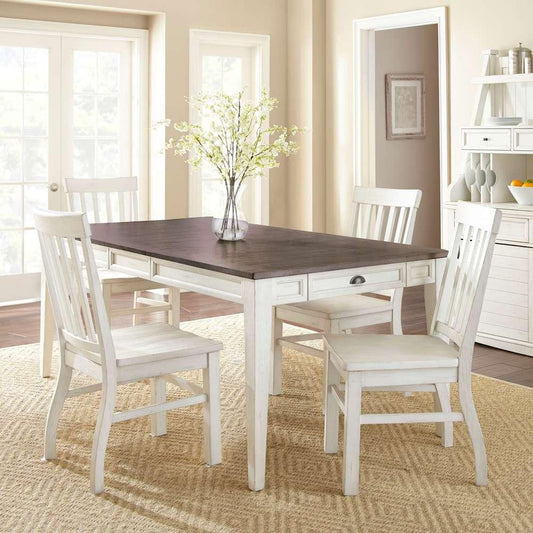 Steve Silver - Cayla 5pc Dining Set - White - CY400-5PC-W veiw 1