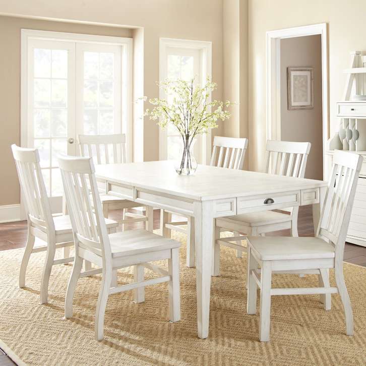 Steve Silver - Cayla 7pc Dining Set - White - CY400TSW7PC veiw 1