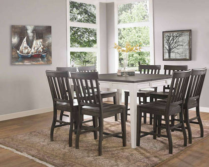 Steve Silver - Cayla 9 Pc Counter Height Dining Set - Dark Oak Chairs - CY5454TK9PC veiw 1