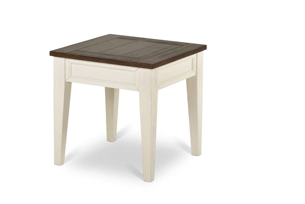Steve Silver - Cayla End Table Dark Oak/White - CY100EKW veiw 3