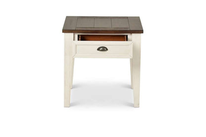 Steve Silver - Cayla End Table Dark Oak/White - CY100EKW veiw 4