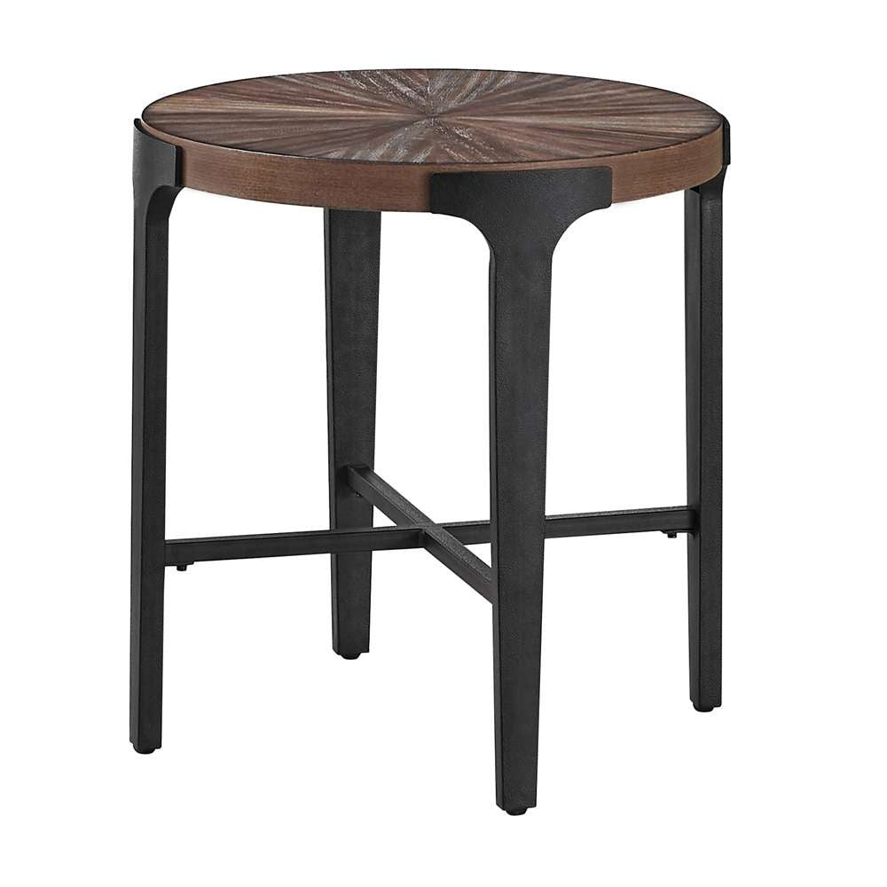 Steve Silver - Chevron 22-inch Round End Table - CH200E veiw 2