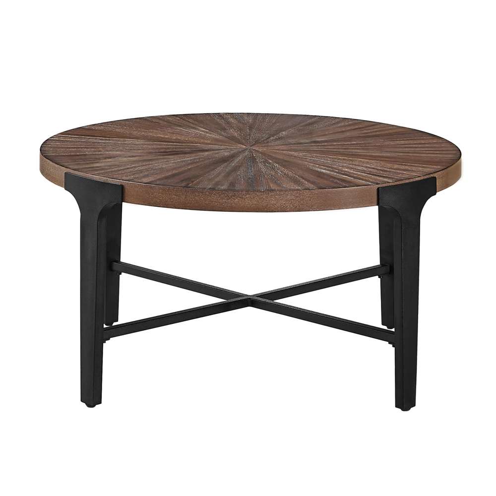 Steve Silver - Chevron 36-inch Round Cocktail Table - CH200C veiw 1