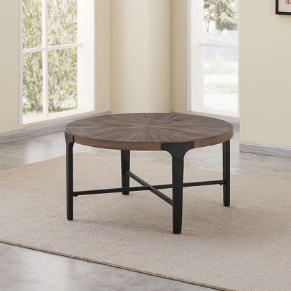 Steve Silver - Chevron 36-inch Round Cocktail Table - CH200C veiw 3
