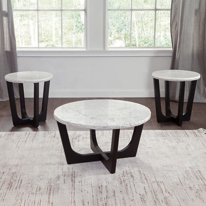 Steve Silver - Chrissy 3-Piece Table Set - CH200W-2E-3PC view 1