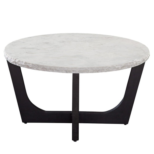 Steve Silver - Chrissy White Marble Top Cocktail Table - CH200WRC view 2