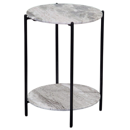 Steve Silver - Coleen Sanwar Green Marble Round End Tbl - CN200ERE view 1