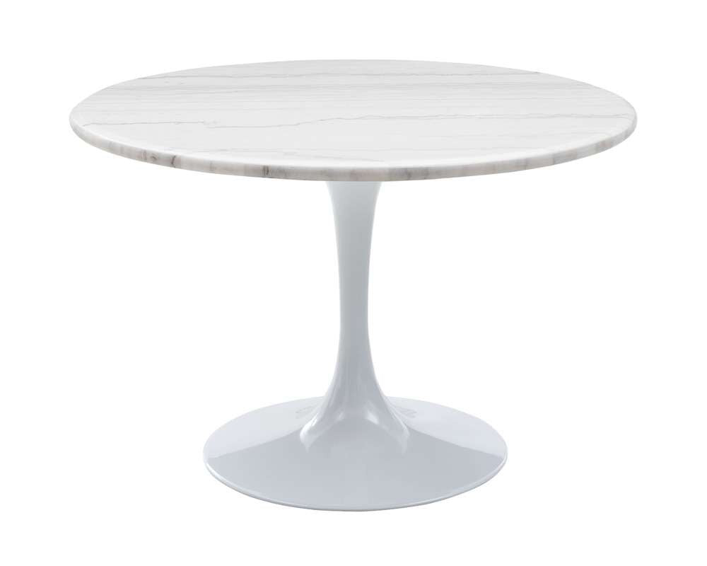 Steve Silver - Colfax White Marquina Marble Dining Set - CF450WDBMTSS5PC veiw 3