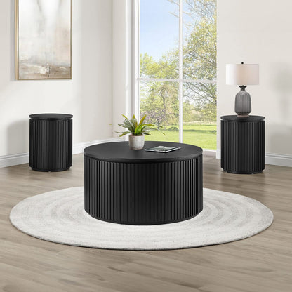 Steve Silver - Colvin 3-Piece Table Set, Black Finish - COL100K-2E-3PC view 1