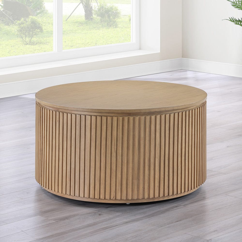 Steve Silver - Colvin 36" Round Coffee Table, Toffee Finish - COL100NC view 4