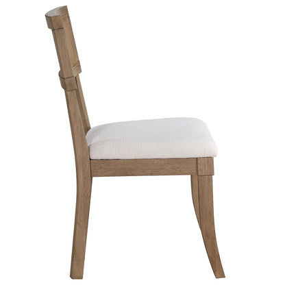 Steve Silver - Colvin 5-Piece 52" White Marble Table w/ Chair - COL500NW-500NS-D5PC view 2