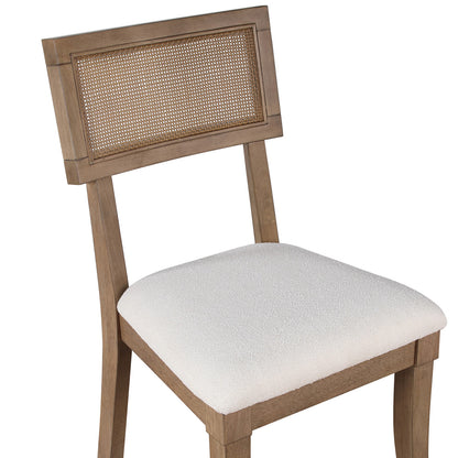 Steve Silver - Colvin 5-Piece 52" White Marble Table w/ Chair - COL500NW-500NS-D5PC view 5