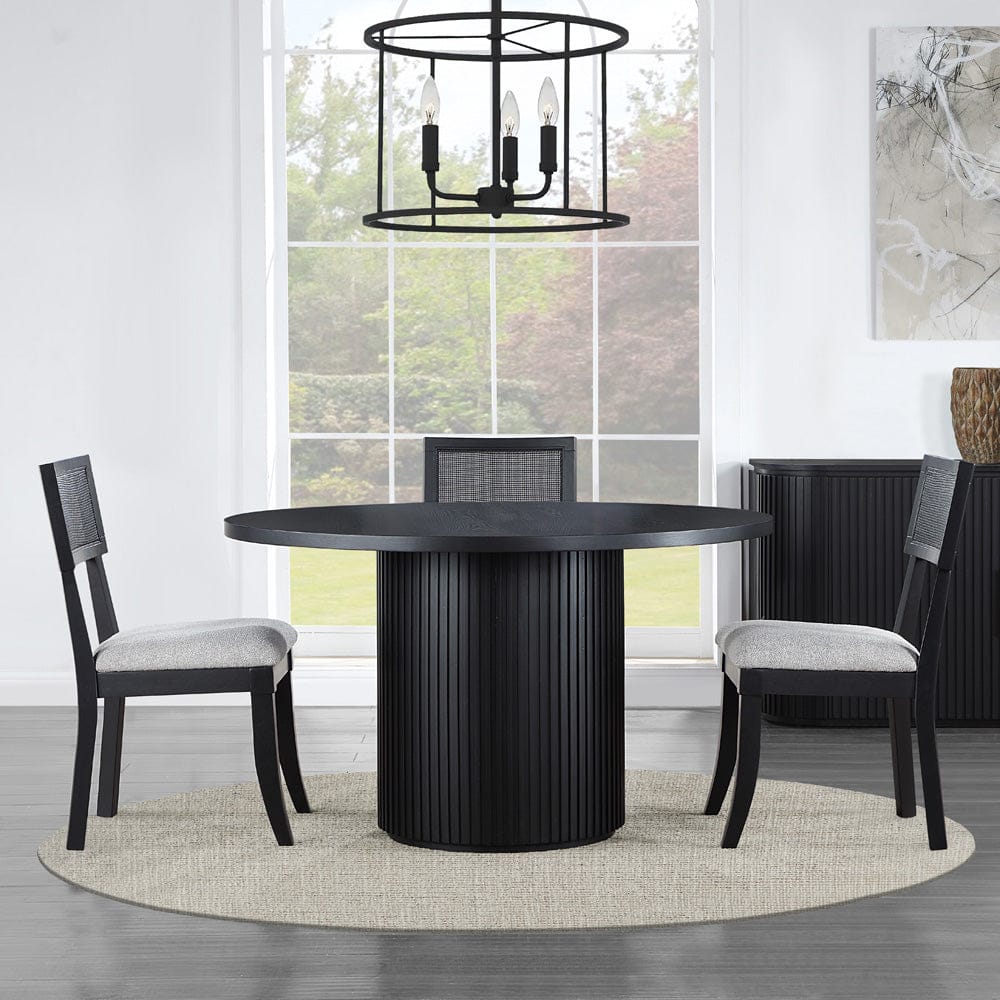 Steve Silver - Colvin Black Cane Side Chair (Set of 2) - COL500KS view 6