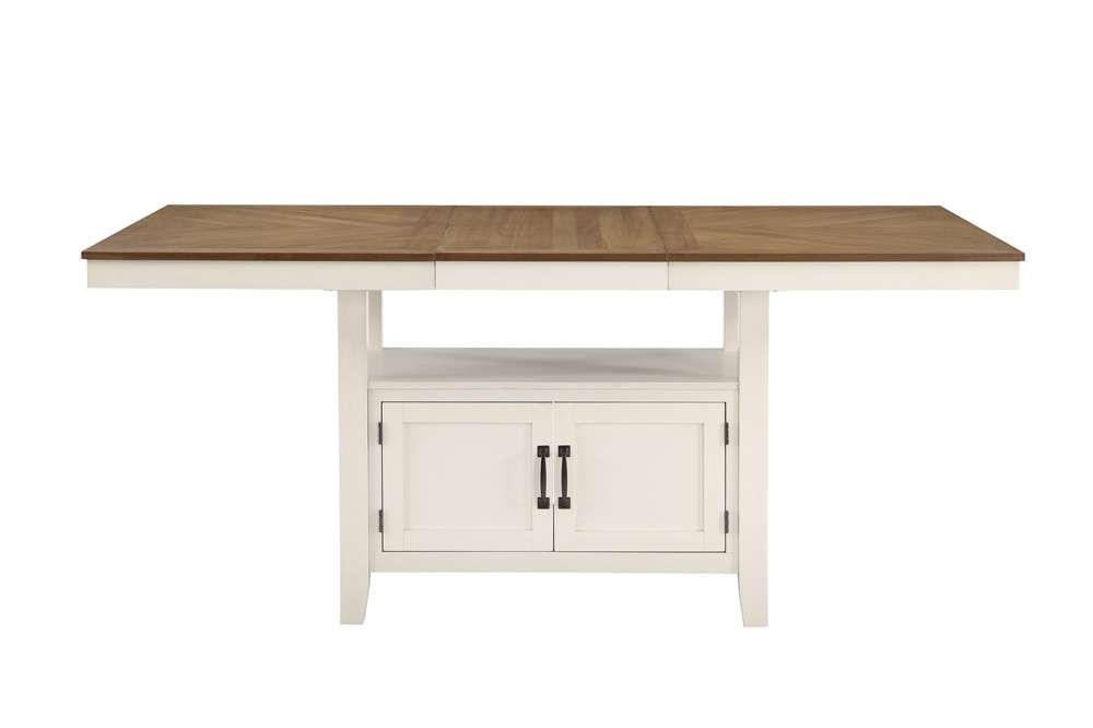 Steve Silver - Counter Table with 20-inch Leaf - Brown - HY500PTB veiw 1