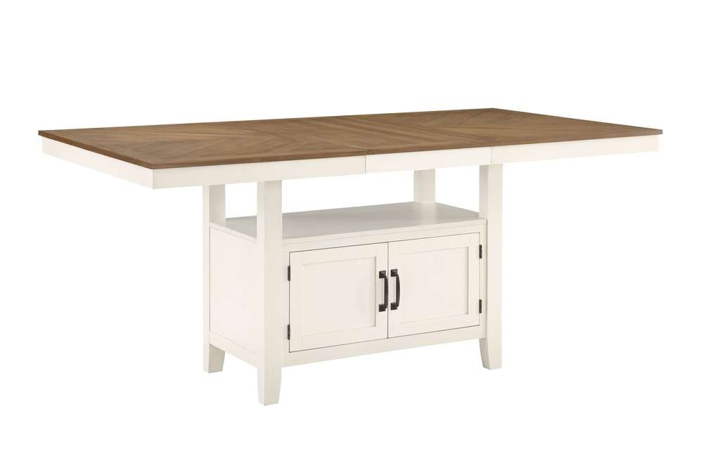 Steve Silver - Counter Table with 20-inch Leaf - Brown - HY500PTB veiw 3