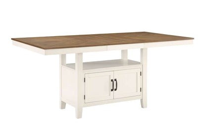 Steve Silver - Counter Table with 20-inch Leaf - Brown - HY500PTB veiw 3