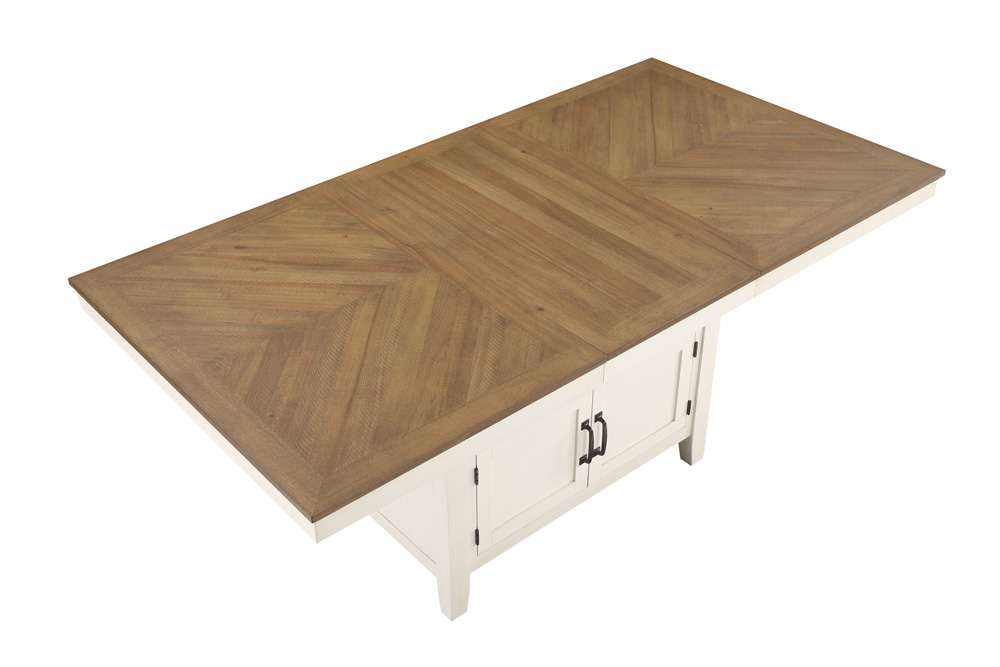 Steve Silver - Counter Table with 20-inch Leaf - Brown - HY500PTB veiw 4