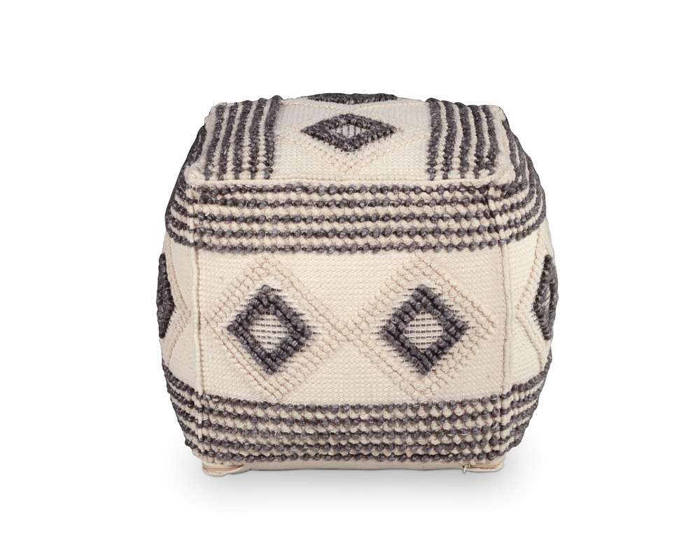 Steve Silver - Dalia Handwoven Pouf - DL180P veiw 1