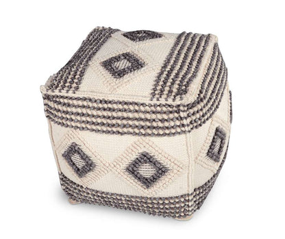 Steve Silver - Dalia Handwoven Pouf - DL180P veiw 2