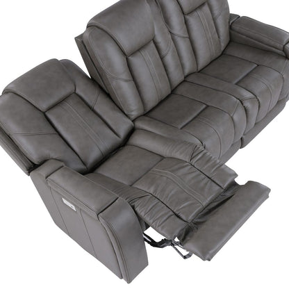 Steve Silver - Daniel 3-Piece Triple-Power Leather Recl - DAE800-3PC view 5