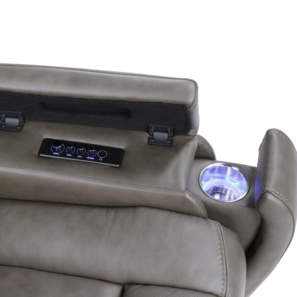 Steve Silver - Daniel Triple Power Leather Theat Recliner - DAE800C view 4
