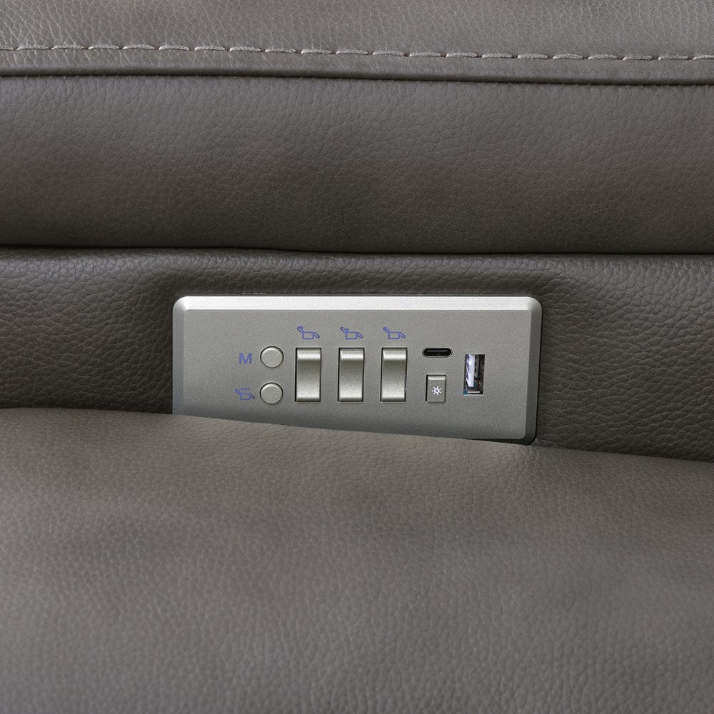 Steve Silver - Daniel Triple Power Leather Theat Recliner - DAE800C view 5