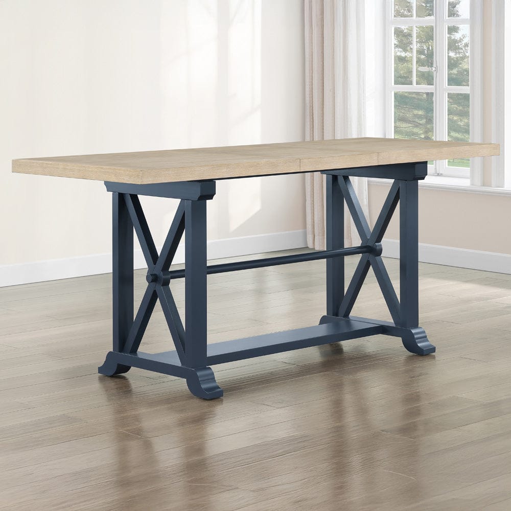 Steve Silver - Darcy 5-Piece Counter Dining Set Blue - DAR500B-C5PC view 8