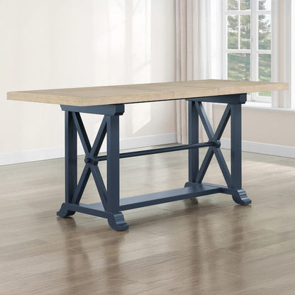 Steve Silver - Darcy 5-Piece Counter Dining Set Blue - DAR500B-C5PC view 8