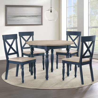 Steve Silver - Darcy 5-Piece Dining Set Blue - DAR4242B-D5PC view 1
