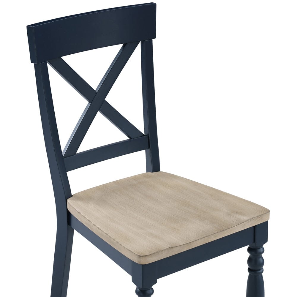 Steve Silver - Darcy 5-Piece Dining Set Blue - DAR4242B-D5PC view 7