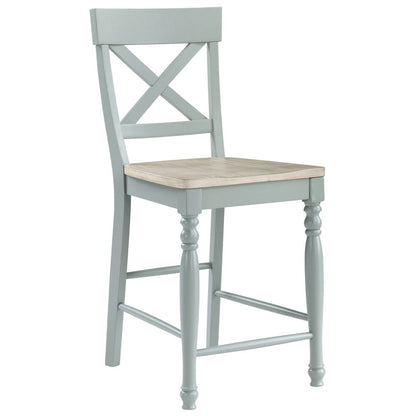 Steve Silver - Darcy 7-Piece Counter Dining Set Green - DAR500E-C7PC view 3