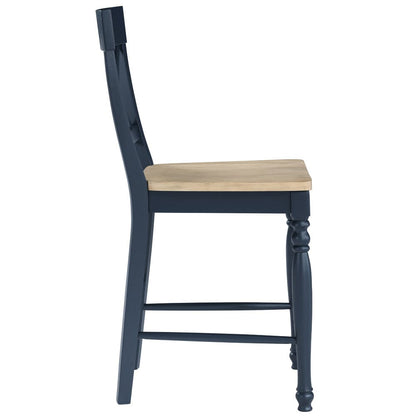 Steve Silver - Darcy Blue Counter Chair (Set of 2) - DAR500BCC view 3
