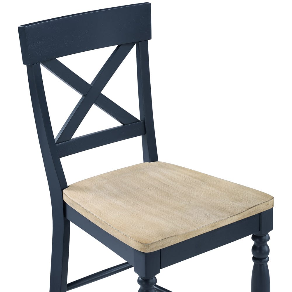 Steve Silver - Darcy Blue Counter Chair (Set of 2) - DAR500BCC view 5