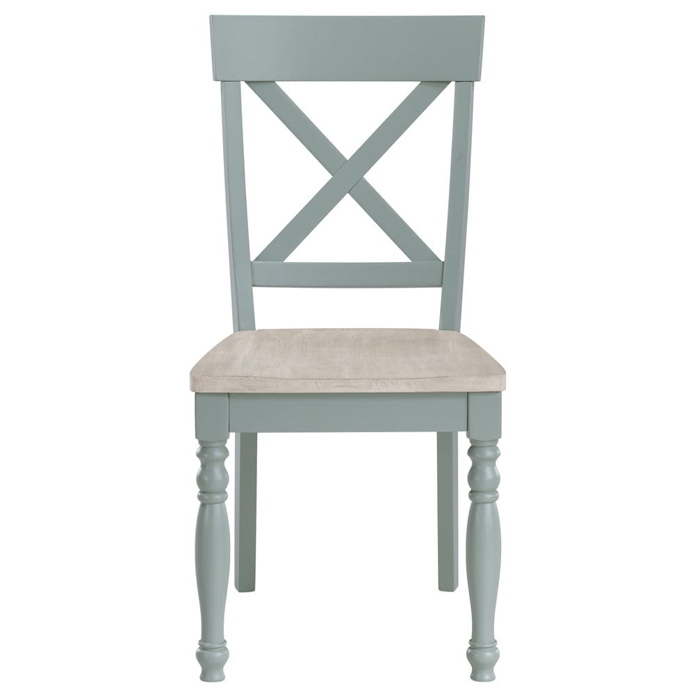 Steve Silver - Darcy Green Side Chair (Set of 2) - DAR500ES view 2
