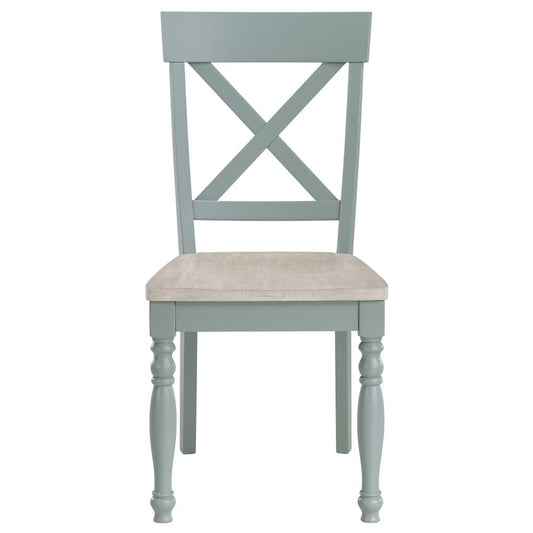 Steve Silver - Darcy Green Side Chair (Set of 2) - DAR500ES view 2
