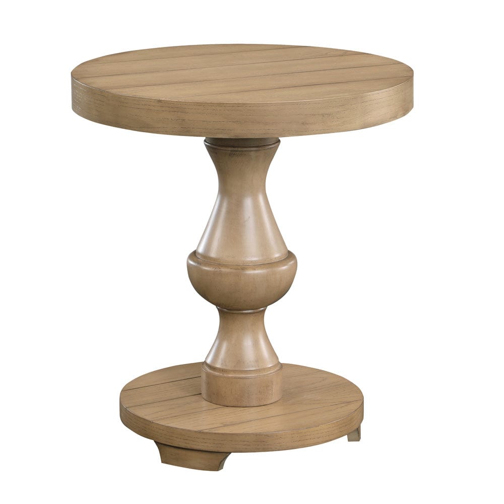 Steve Silver - Dory 3-Piece Round End Table Set, Sand - DY200T-2ER-3PC view 2
