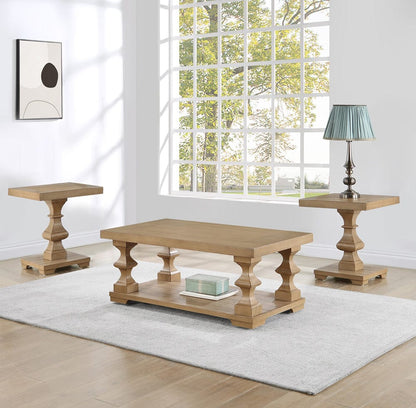 Steve Silver - Dory 3-Piece Table Set, Sand - DY200T-2E-3PC view 1