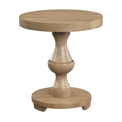 Steve Silver - Dory Round End Table - Sand - DY200TER veiw 1