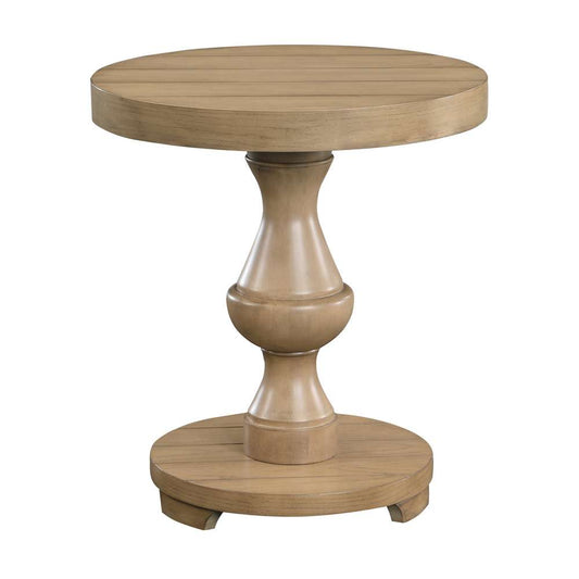 Steve Silver - Dory Round End Table - Sand - DY200TER veiw 1
