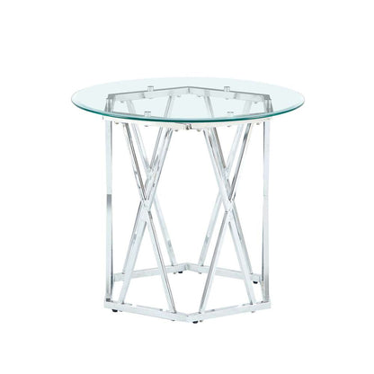 Steve Silver - Escondido 3-Piece Glass Top Table Set - ED200-2E-3PC veiw 3