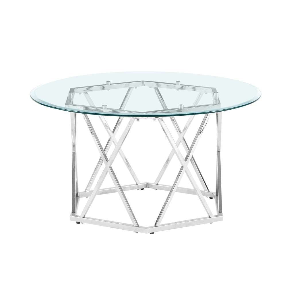 Steve Silver - Escondido 3-Piece Glass Top Table Set - ED200-2E-3PC veiw 4