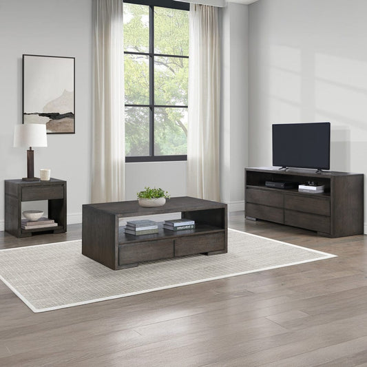 Steve Silver - Evan 3-Piece Table Set with TV Stand - EVA100-3PC view 1