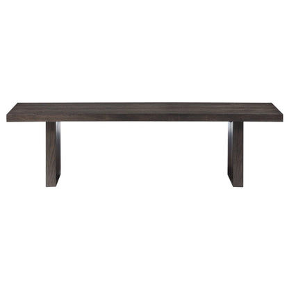Steve Silver - Evan 68" Wooden Dining Bench - EVA500NBN view 2